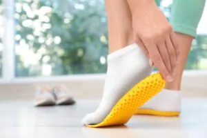 Comining Air Glide Sneakers with insoles