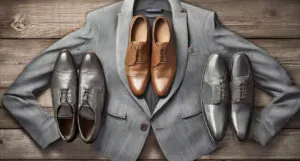 What Color Shoes To Wear With Grey Suit