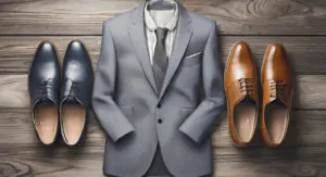 What Color Shoes To Wear With Grey Suit